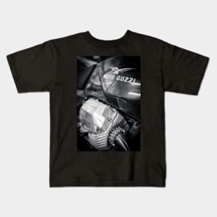 Guzzi Mille GT B&W Kids T-Shirt